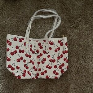 Cherry Patterned Tote Bag